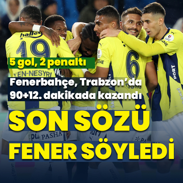 Son sözü Fenerbahçe söyledi!