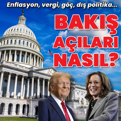  Harris ve Trump'ın farklı konulara bakışları nasıl?