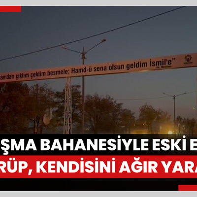 KONYA Konuşma bahanesiyle boş araziye götürdüğü eski eşini bıçakla öldürüp, kendisini ağır yaraladı