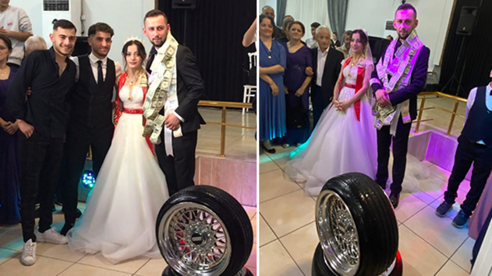 Damada takı yerine jant ve lastik