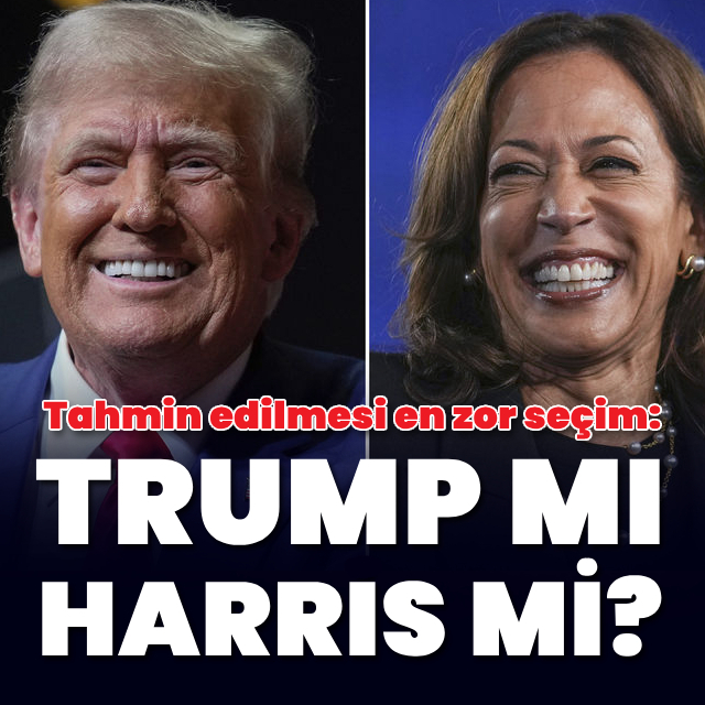 Tahmin edilmesi en zor seçim: Harris mi Trump mı?