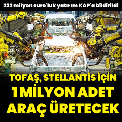 1 milyon adet araç üretecek