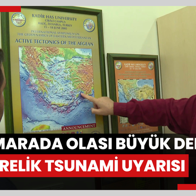 Marmarada olası büyük depremde 3 metrelik tsunami uyarısı