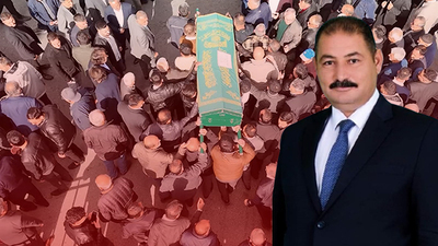 Kuzeninin öldürdüğü başkan toprağa verildi