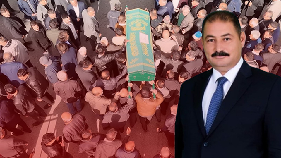 Kuzeninin öldürdüğü başkan toprağa verildi