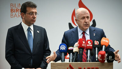 İmamoğlu, Özdağ'ı ziyaret etti