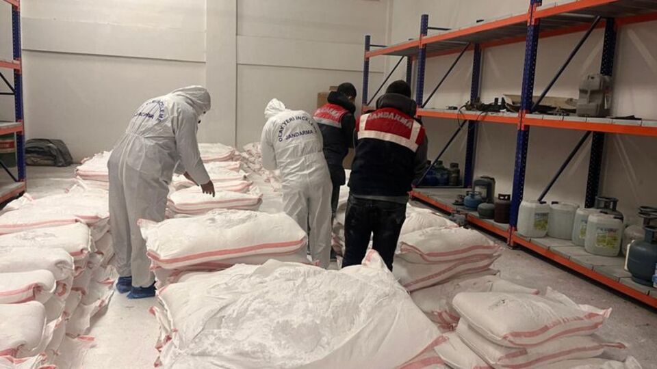 Bebek pudrasına karıştırılmış 250 kilo uyuşturucu
