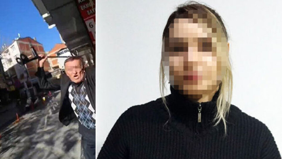 Kadın kiracısını koltuk değneğiyle dövdü!