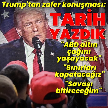 Trump: ABD'nin altın çağı olacak