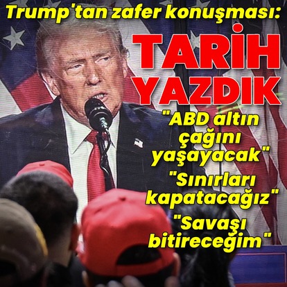  Trump: ABD'nin altın çağı olacak