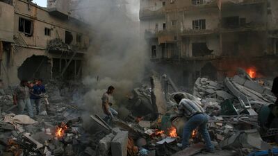 Beyrut'un güneyine bombardıman