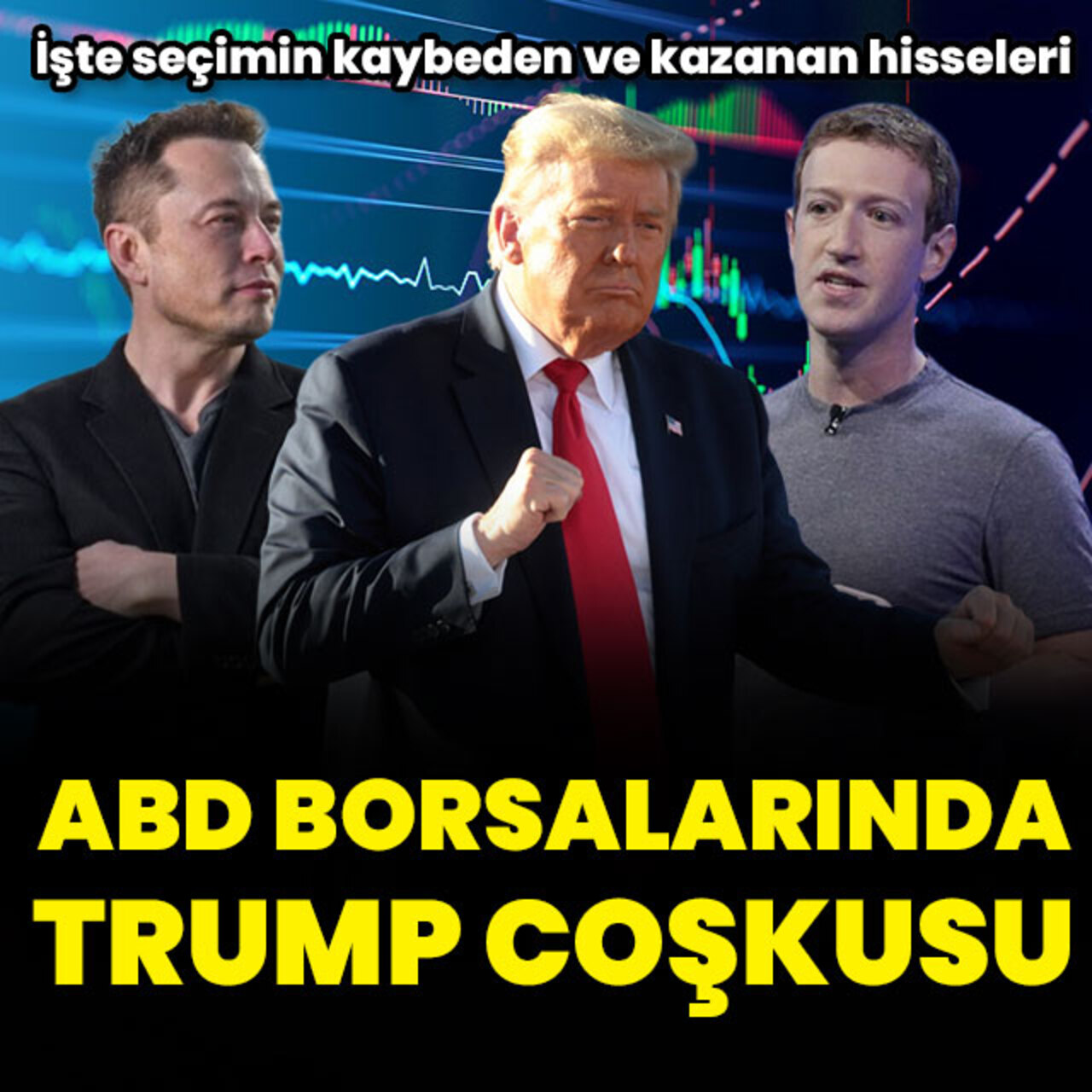 ABD borsalarında Trump coşkusu