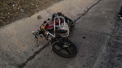 Motosiklet ile otomobil çarpıştı: 1 yaralı