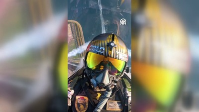 SOLOTÜRK gösterisi kokpit kamerasında