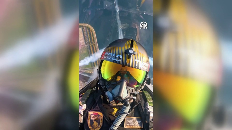 SOLOTÜRK gösterisi kokpit kamerasında