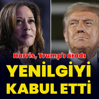 Kamala Harris yenilgiyi kabul etti