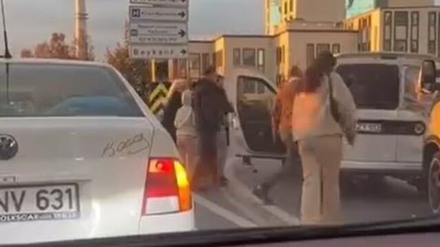 E-5'te tekme ve sopalı yol verme kavgası