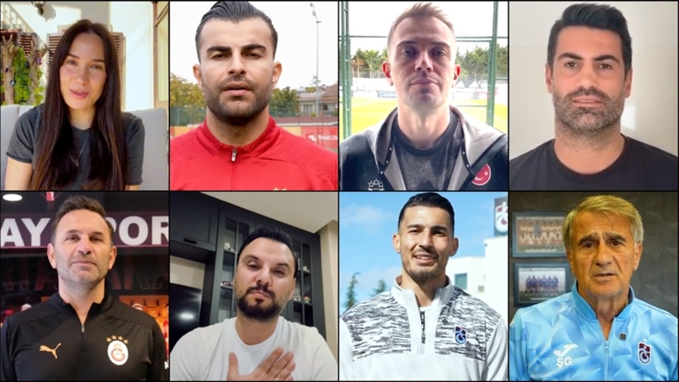 Sanatçı ve sporculardan çağrı: Yaşamak güzel, yaşatmak daha güzel