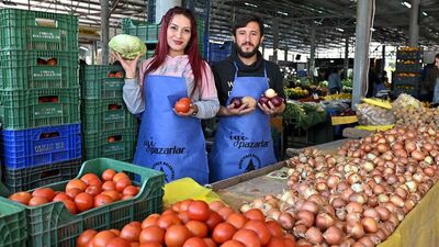 Muratpaşa'da pazarcıya tek tip önlük