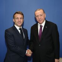 Cumhurbaşkanı Erdoğan, Macron ile görüştü