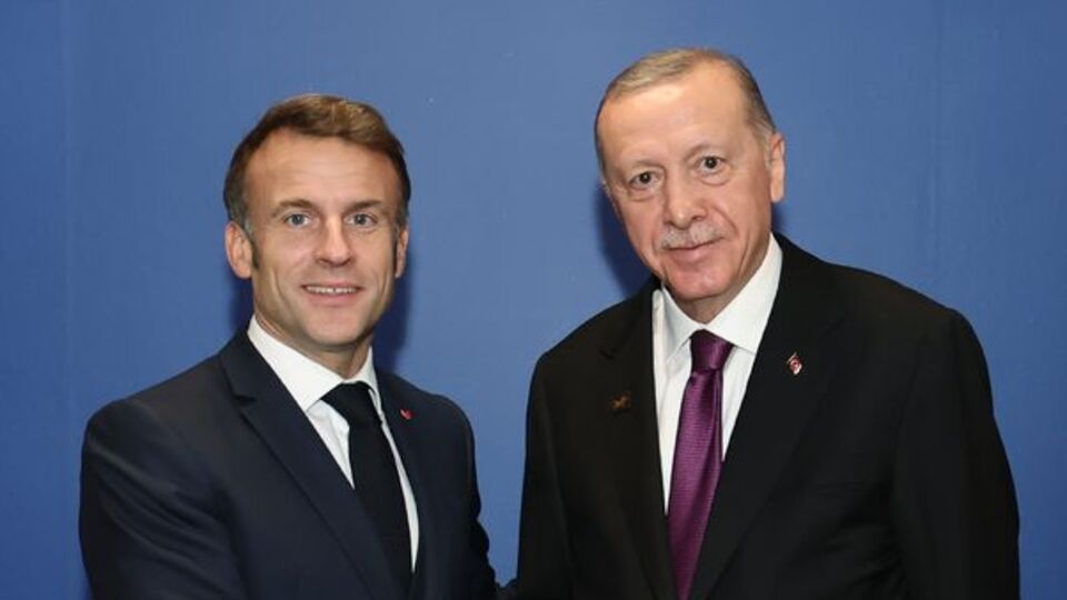 Cumhurbaşkanı Erdoğan, Macron ile görüştü
