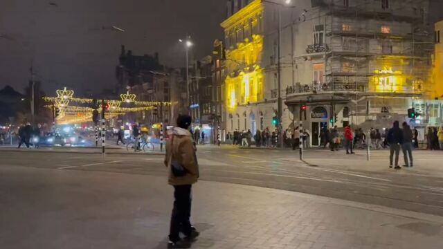 İsrailli taraftarın tahrikinin ardından Hollanda sokakları karıştı