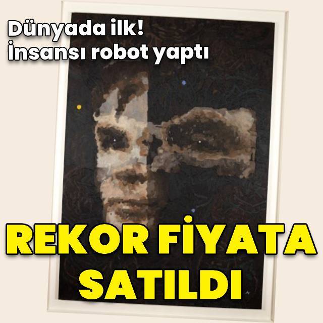 İnsansı robot yaptı... Rekor fiyata satıldı