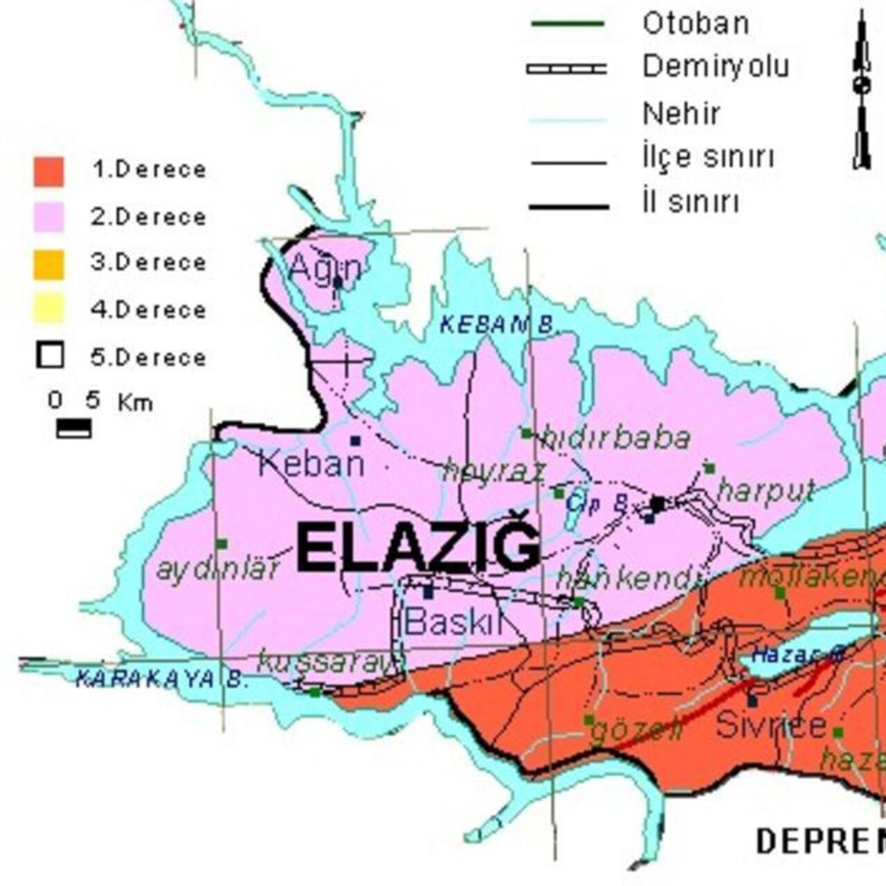 Naci Görür'den açıklama! İşte Elazığ deprem haritası