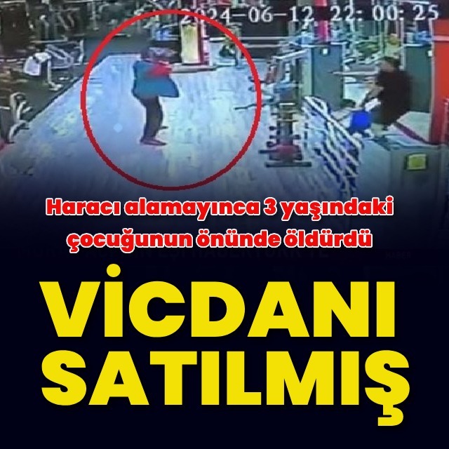 Haraç cinayetinin görüntüleri çıktı