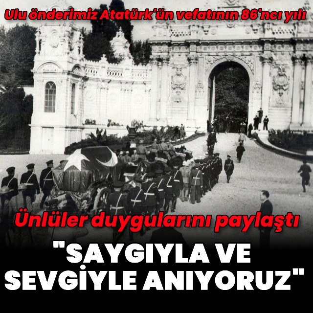 "Sevgi, saygı ve özlemle"