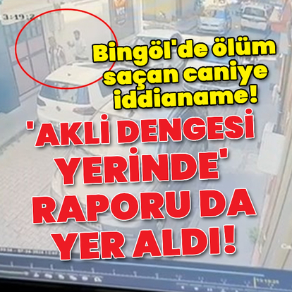 Ölüm saçan caniye iddianame!
