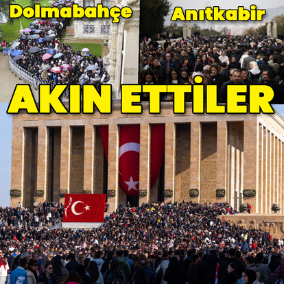 Anıtkabir ve Dolmabahçe'ye ziyaretçi akını