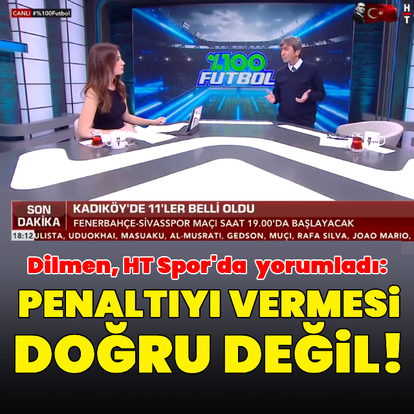  "Bu penaltıyı vermesi doğru değil"