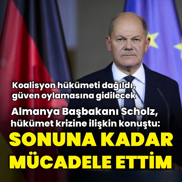 Almanya'da hükümet krizi: "Sonuna kadar mücadele ettim"