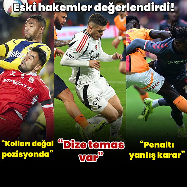 Eski hakemlerden penaltı değerlendirmesi!
