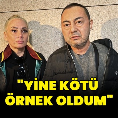  "Yine kötü örnek oldum"