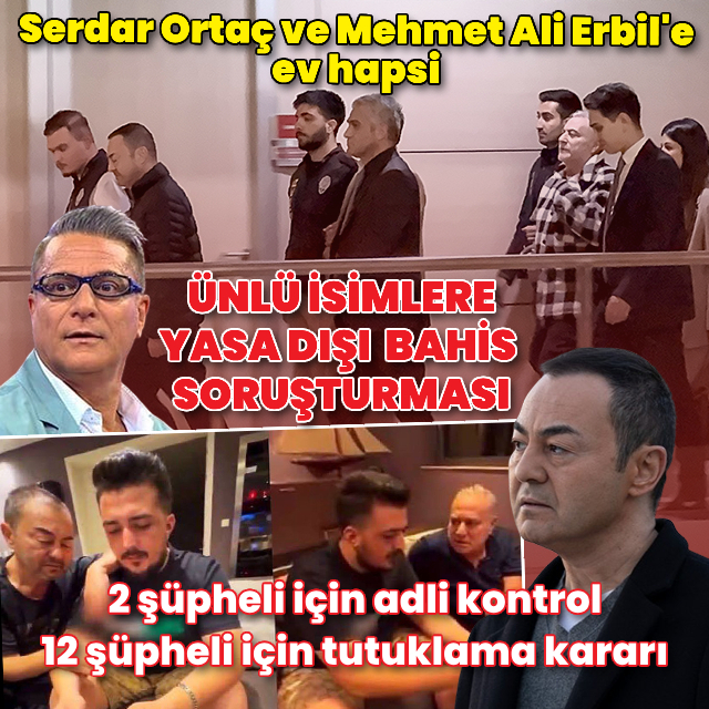 Ünlü isimlere yasa dışı bahis operasyonu