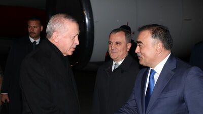 Cumhurbaşkanı Erdoğan Azerbaycan'da