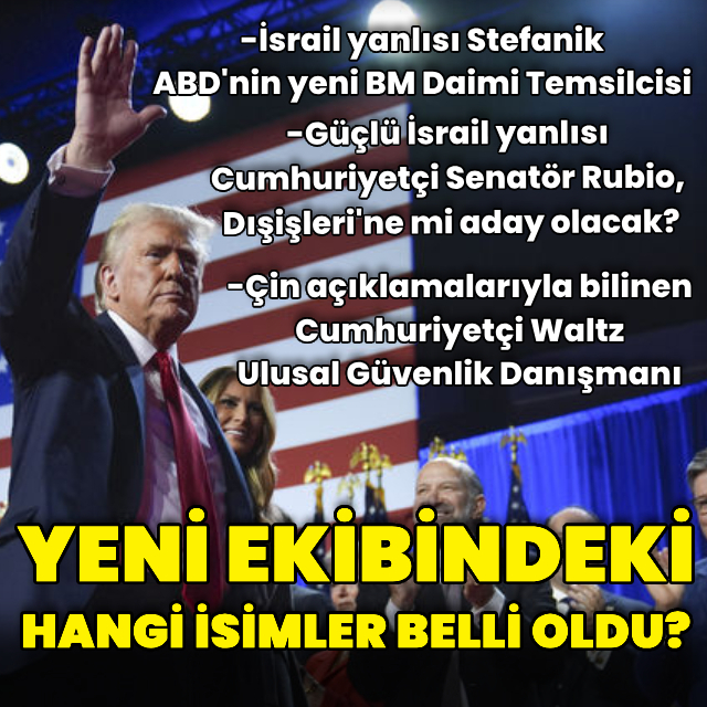Trump'ın yeni ekibindeki hangi isimler belli oldu?