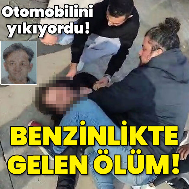 Otomobilini yıkıyordu! Benzinlikte gelen ölüm!