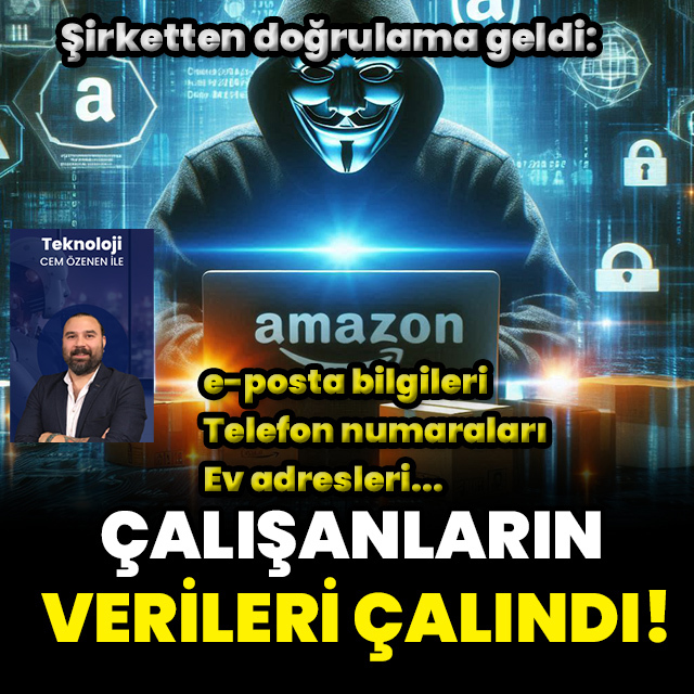 Amazon çalışan verileri çalındı!