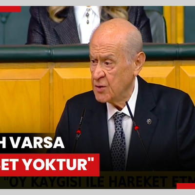 "Silah varsa siyaset yoktur"