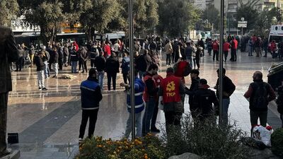 Buca Belediyesi'nde işçiler greve başladı