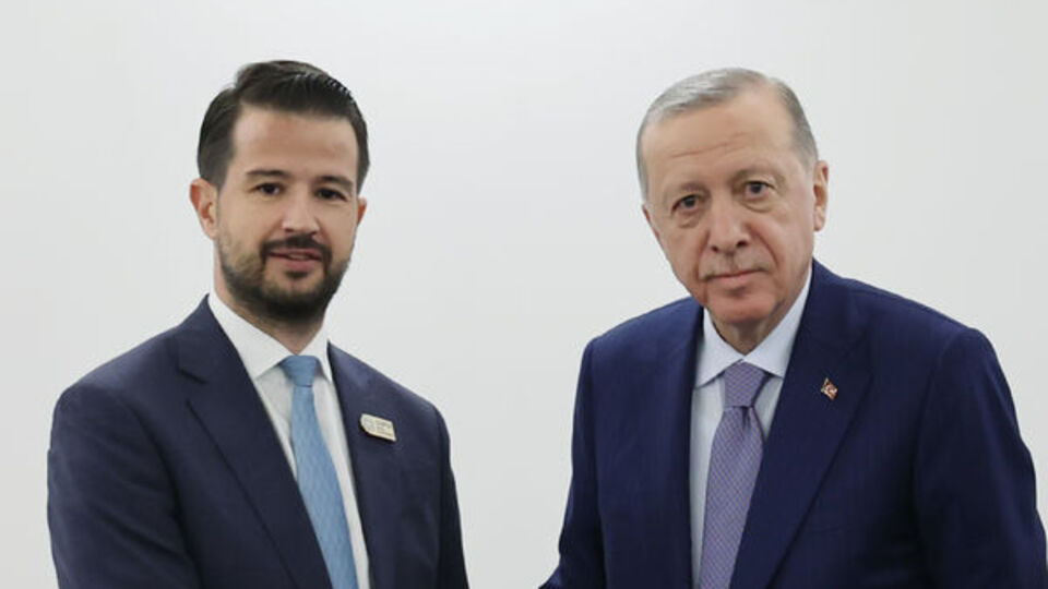 Cumhurbaşkanı Erdoğan, Karadağ lideriyle görüştü