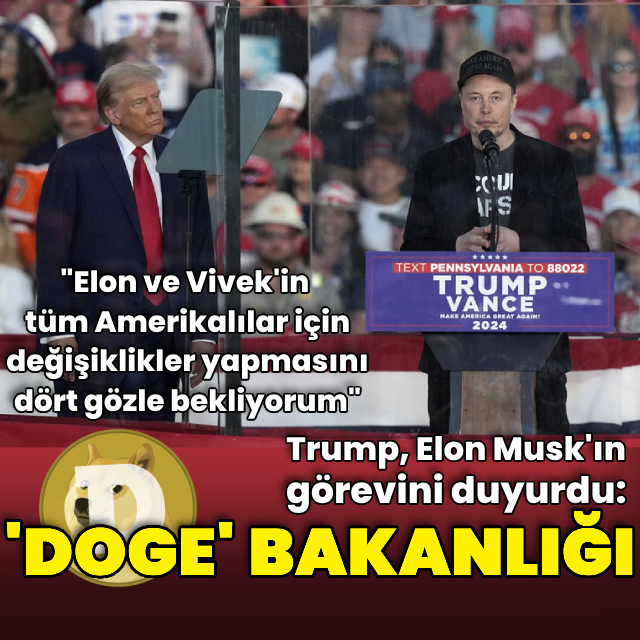 Trump, Musk'ın görevini duyurdu