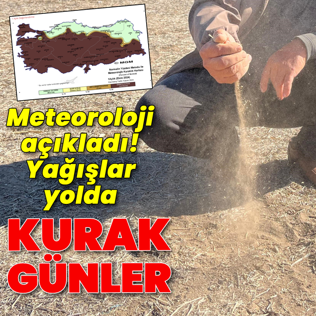 Ekimde şiddetli kuraklık yaşandı! Yağışlar yolda