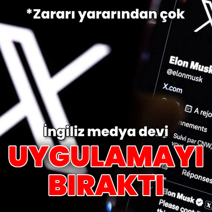Birleşik Krallık'ın köklü gazetesi X'i bıraktı