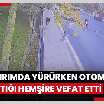 Küçükçekmece'de kaldırımda yürürken otomobilin çarptığı hemşire hayatını kaybetti