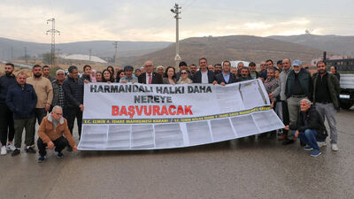 İzmir'de katı atık tesisi protestosu