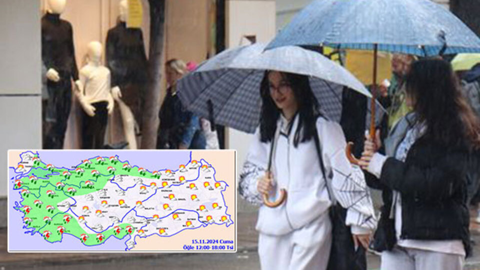 4 kent için şiddetli yağmur uyarısı! 5 bölgede sağanak!